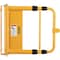 Global Industrial Universal Spring-Loaded Safety Swing Gate, 24 to 40 W Opening, Yellow 708360YL - alternate 1